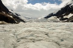 14 Athabasca Glacier and Icefall From Athabasca Glacier In Summer From Columbia Icefield.jpg